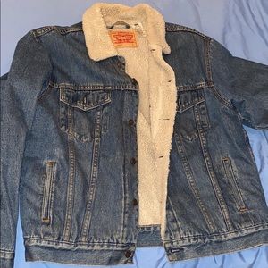 Vintage Sherpa Lined Jean Jacket - Levi